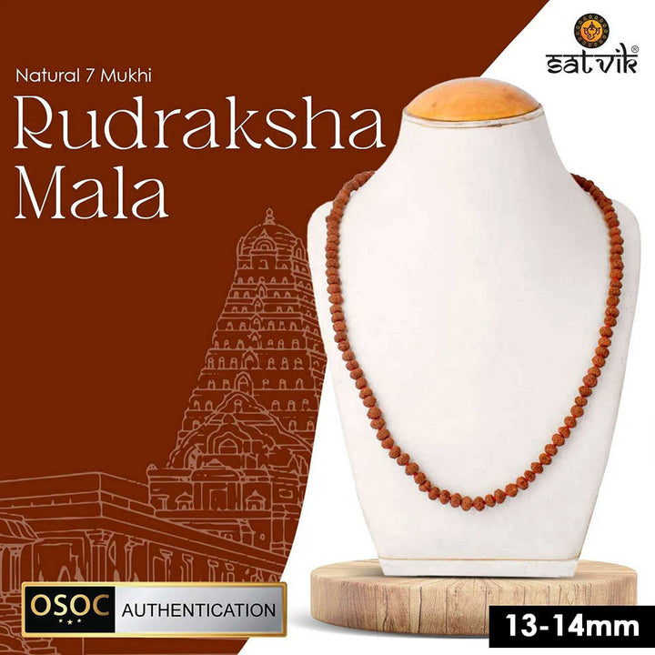 7 Mukhi Semi Pathriya Rudraksha Mala for wealth, health and spiritual balance. India's Most Authentic  Lab & X-ray Certified Rudraksha Collection – Rudrapure.com