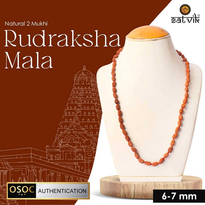 Original 2 Mukhi Rudraksha Mala – 108 Beads for Relationship Harmony, Love & Emotional Balance. India's Most Authentic  Lab & X-ray Certified Rudraksha Collection – Rudrapure.com