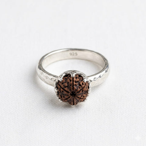 Rudraksha 925 Sterling Silver Ring | India's Most Authentic  Lab & X-ray Certified Rudraksha Collection – Rudrapure.com