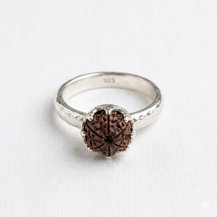 Rudraksha 925 Sterling Silver Ring | India's Most Authentic  Lab & X-ray Certified Rudraksha Collection – Rudrapure.com